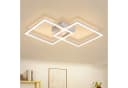 ZMH LED Deckenleuchte Modern Schwarz Quadratisch Drehbar 3000K Bild 2