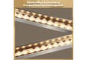 ZMH LED Deckenleuchte Modern Schwarz Quadratisch Drehbar 3000K Bild 5