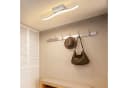 ZMH LED Deckenleuchte Modern Schwarz Silber Wellen Design 3000K Bild 5