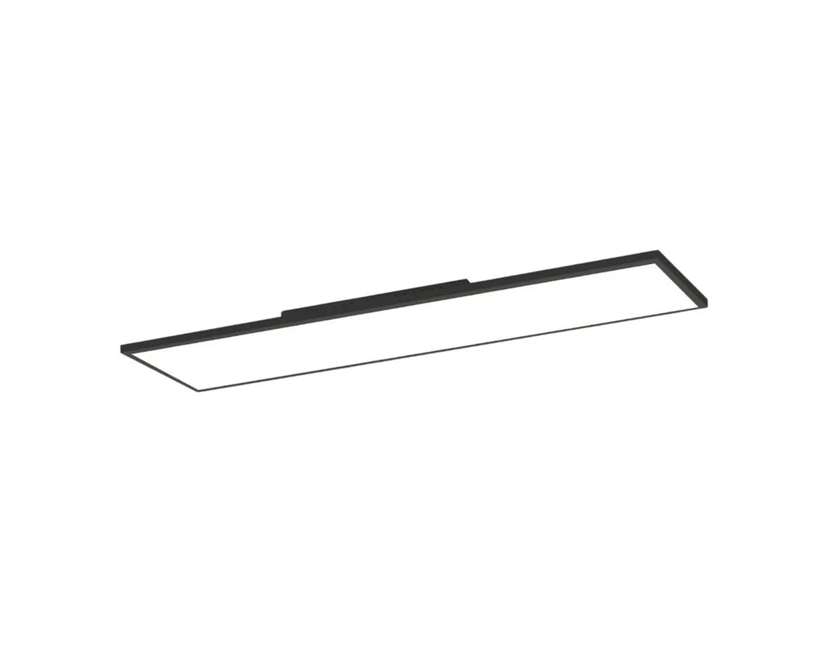 ZMH LED Deckenleuchte Dimmbar Schwarz Aluminium - Bild 1
