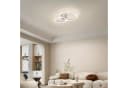 ZMH LED Deckenleuchte 23W Weiß Silber Modern 2-Ringe Design Bild 5
