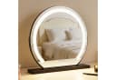 ZMH Schminkspiegel mit LED-Beleuchtung, dimmbar, Touch, Memory-Funktion, Schwarz Bild 2