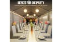 Ferghana Pavillon 3x6m Partyzelt Grau Wasserdicht Bild 4