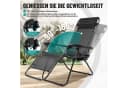 Huracan Gartenliege Sonnenliege Klappbar Schwarz Bild 5