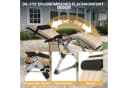 Huracan Gartenliege Klappbar mit Polster & Verstellbarer Lehne Beige Bild 3