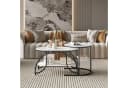 Furnishings Home Couchtisch 2er-Set Gold Marmoroptik Bild 4
