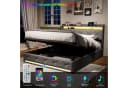 Gdood LED Polsterbett mit Stauraum und kabellosem Laden Bild 5