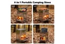 SunJas K-3250 Klappbarer Campingkocher Edelstahl Tragbar Bild 1