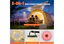 OZAVO LED-Lichterkette Camping 100-flammig 3-in-1 Beleuchtung Bild 1