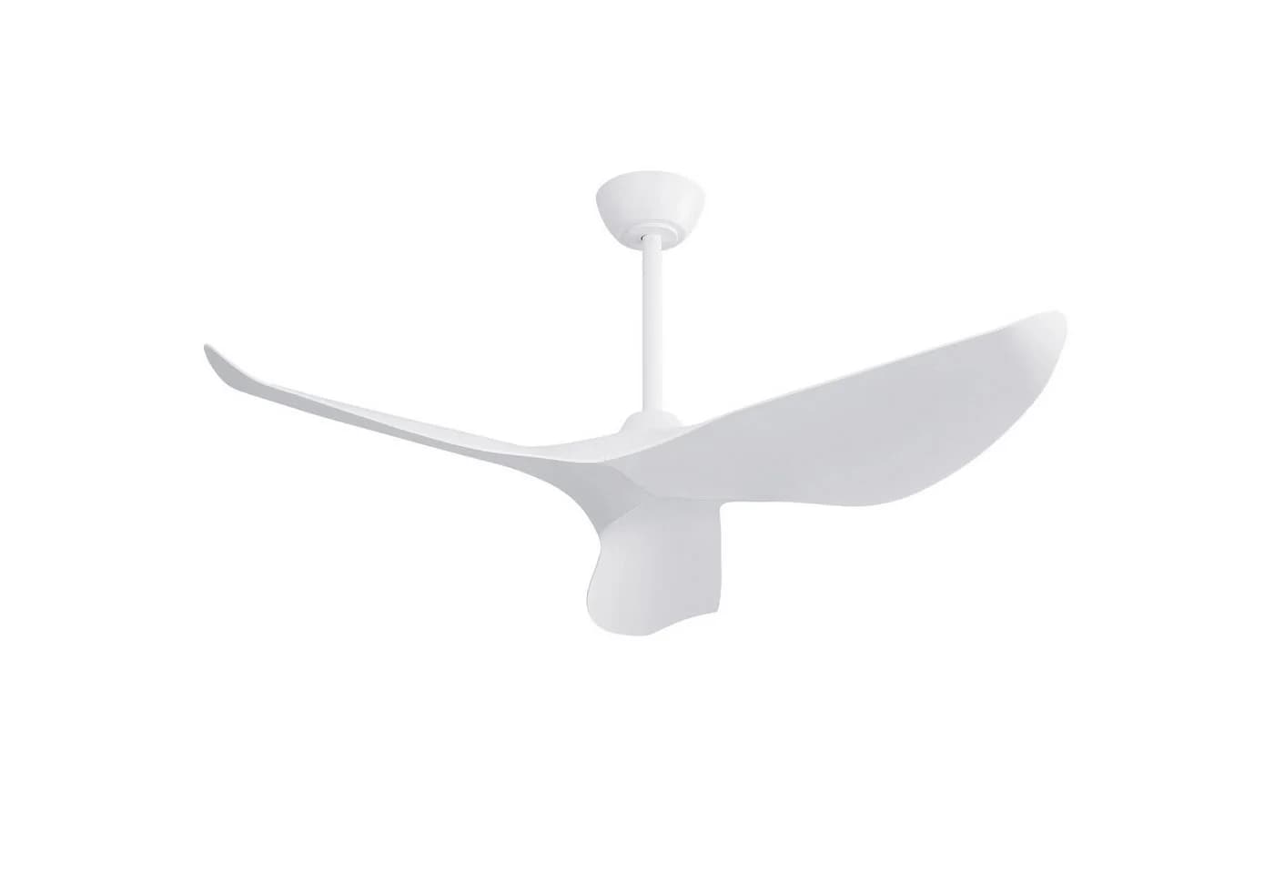 Sofucor Deckenventilator ohne Licht, DC, 96,5cm, drei weiße Flügel, mit Fernbedienung, Timer, 6 Geschwindigkeiten, Sommer und Winter einstellbar - Bild 3