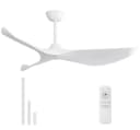 Sofucor Deckenventilator 132cm Weiß DC Fernbedienung 3 Flügel Bild 3