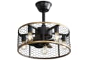 Sofucor Deckenventilator mit Licht, 51 cm, 7 ABS-Flügel, 6 Stufen, 3 Stangen Bild 3