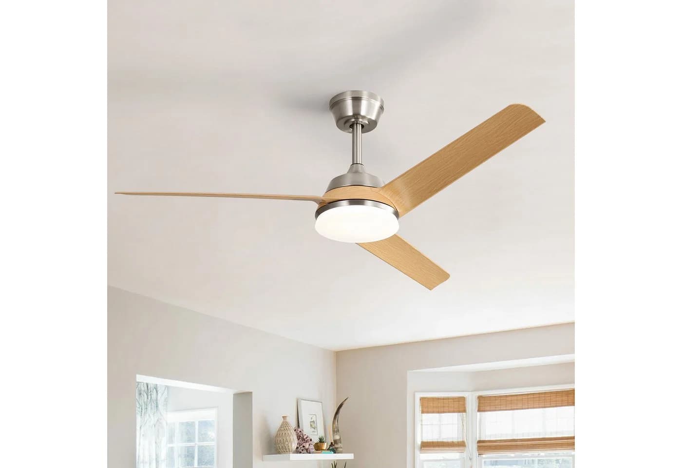 Sofucor Deckenventilator mit LED-Beleuchtung 3 ABS-Flügel 6 Geschwindigkeitsstufen - Bild 2