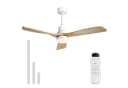 Sofucor Deckenventilator mit LED 132cm 3 Holzflügel Bild 5