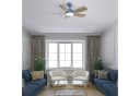 Sofucor Deckenventilator mit LED-Beleuchtung und Fernbedienung Blau Bild 4