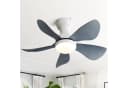 Sofucor Deckenventilator mit LED-Beleuchtung und Fernbedienung, 6 ABS-Flügel, Timer, 3 Farbtemperatur, 6 Geschwindigkeiten Bild 3