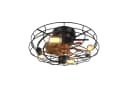 Sofucor Deckenventilator 51 cm Schwarz mit Licht und Fernbedienung Bild 2