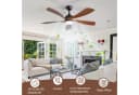 Sofucor Deckenventilator 132 cm mit LED, Fernbedienung & Timer Bild 4
