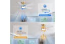 Sofucor Deckenventilator 106,5 cm mit LED-Beleuchtung und Timer Bild 5