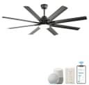Sofucor Deckenventilator 167,5 cm Mattschwarz mit Fernbedienung und App-Steuerung Bild 2