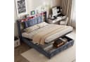 PXloue Stauraumbett mit LED-Beleuchtung und USB-Anschluss Bild 4