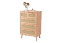 PXloue Sideboard Kommode mit Schubladen Holzoptik Modern Bild 3