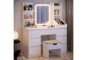 HOMALL Schminktisch mit LED-Beleuchtung und viel Stauraum Bild 1