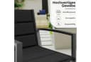 Furnicopia Gartenstuhl Set 2 St. Aluminium Grau/Schwarz Stapelbar Bild 5
