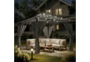GUNJI Gartenpavillon 3x3/3x4/3x6 m UV-Schutz 50+ LED-Beleuchtung Bild 2