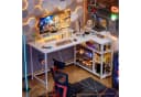 HOMALL Gamingtisch L-förmig mit Steckdosen und USB-Anschlüssen Bild 1