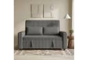GUNJI 2-Sitzer Schlafsofa Grau Cord mit Schlaffunktion Bild 2