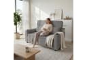 GUNJI 2-Sitzer Schlafsofa Grau Cord mit Schlaffunktion Bild 4