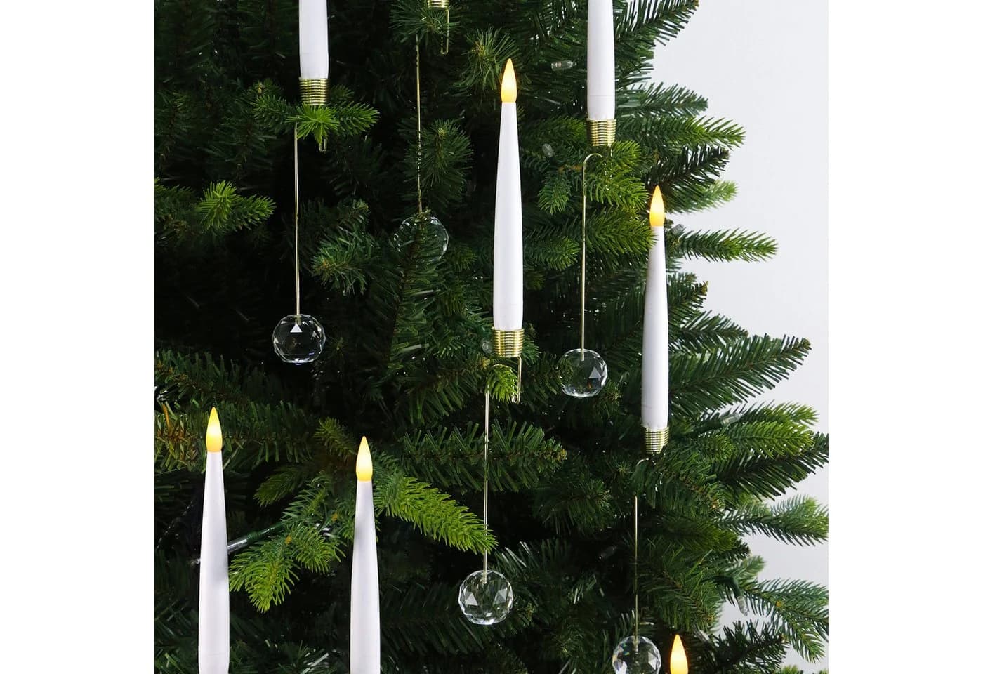 kisidus LED-Kerze mit Kristallkugel-Haken, 12 pcs - Bild 2
