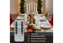 kisidus LED-Kerze LED Weihnachtsbaum Kerzen mit Kunststoff-Schneeflockendekor 12pcs Bild 4
