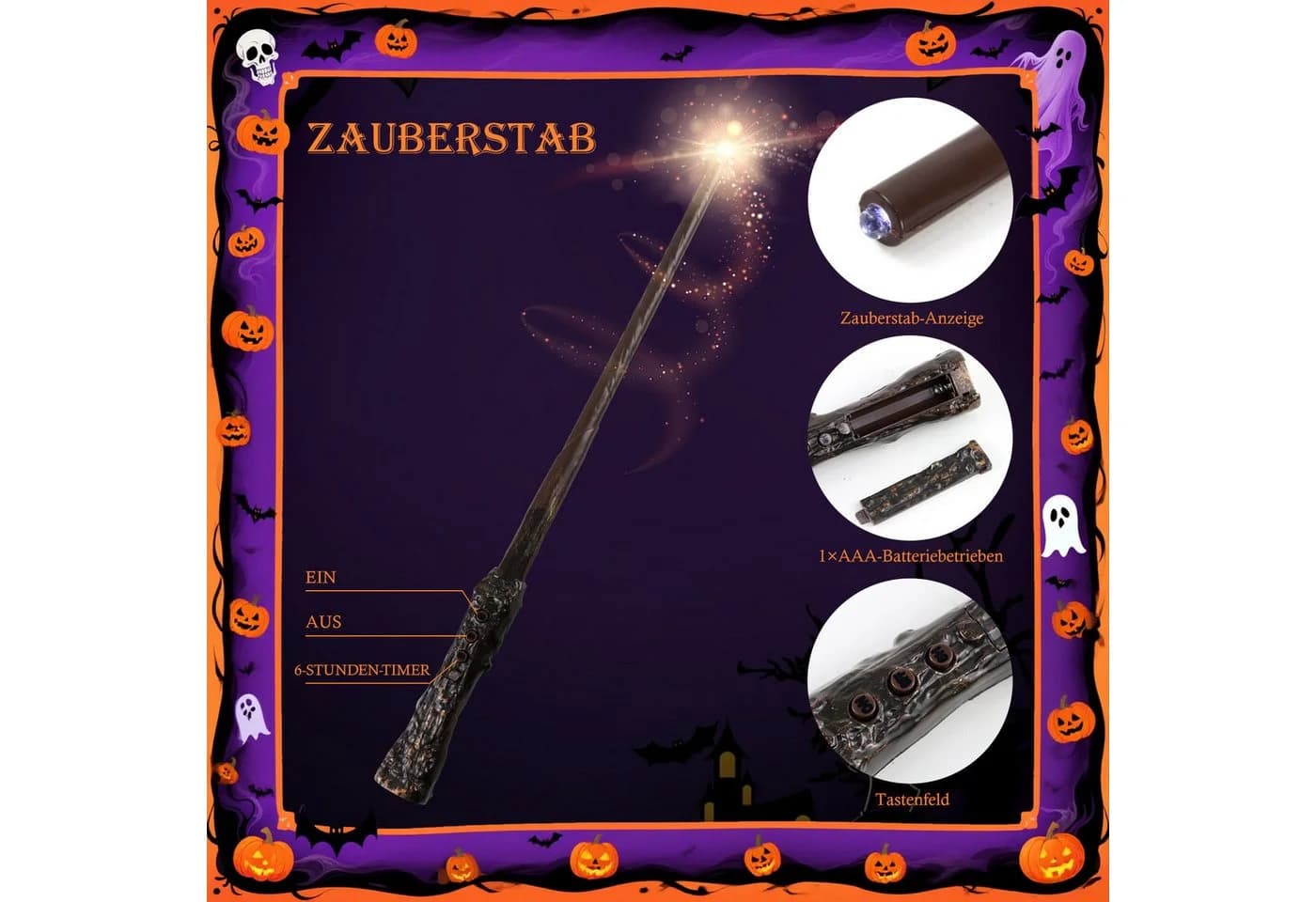 OZAVO LED-Kerze 12er Set schwebend mit Timer & Fernbedienung - Bild 3