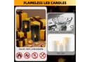 kisidus LED-Kerze 2er Set Acryl mit Staubschutzdeckel Bild 5