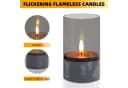 kisidus LED-Kerze Flammenlose LED Kerzen 3D-Docht 3-tlg. Ø 7.5cm x 12.5cm/15cm/17.5cm Bild 3