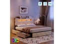 Furnishings Home LED Polsterbett Doppelbett 160x200cm 4 Schubladen Bild 2