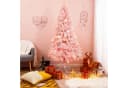 SunJas Künstlicher Weihnachtsbaum Grün/Rosa/Weiß mit Ständer Bild 4