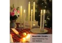 kisidus LED-Kerze LED Stabkerzen mit Timerfunktion 12 Stück Flackernde Flamme LED Kerzen mit Fernbedienung für Hochzeiten, Partys, Festivals Bild 3