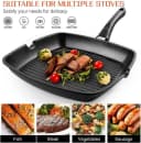 SunJas Grillpfanne 28x28 cm Antihaft Aluminium Bild 1