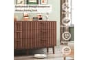 PXloue Kommode 6 Schubladen Braun Holz Sideboard Bild 4