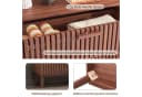 PXloue Kommode 6 Schubladen Braun Holz Sideboard Bild 5