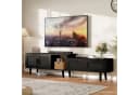 PXloue Lowboard TV-Schrank Rattan Retro 169 cm Braun Bild 2