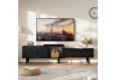 PXloue Lowboard TV-Schrank Rattan Retro 169 cm Braun Bild 3