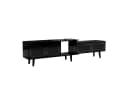PXloue Lowboard TV-Schrank Rattan Retro 169 cm Braun Bild 4