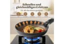 SunJas Pfannenset 3-tlg. Aluminium mit abnehmbarem Griff Bild 1