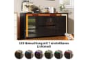 PXloue Kommode Hochglanz Sideboard LED-Ambientebeleuchtung 160 cm Bild 4