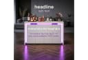 PXloue Kommode Hochglanz Sideboard LED-Beleuchtung 160 cm Bild 3