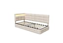 Furnishings Home Polsterbett LED Beige mit Stauraum Bild 1